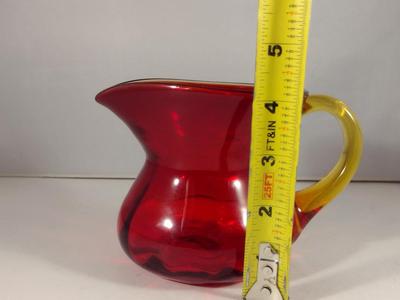 Amberina Art Glass Pitcher- Possibly Blenko