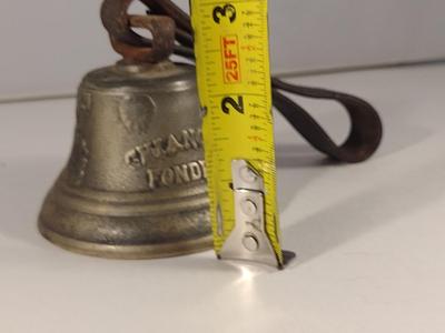 Antique Swiss Brass Cow Bell- 1878 Saicnelecier Chiantel Fondeur
