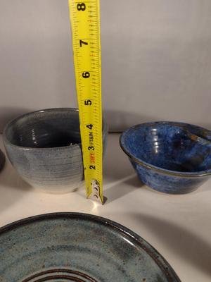 Collection of Small Pottery Pieces- Bowls, Vases, Syrup Warmer