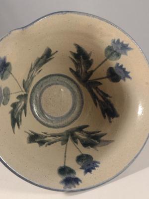 Pottery Bowl with Spout