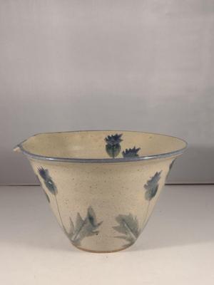 Pottery Bowl with Spout