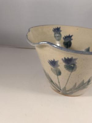 Pottery Bowl with Spout