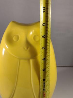 Vintage Ceramic Owl Design Coin Bank- Clover Industries