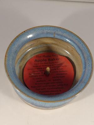 Black Mountain Pottery Hand Made Apple Baker