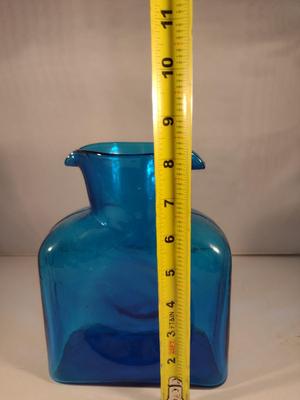 Art Glass Double Spout Pitcher- Possibly Blenko