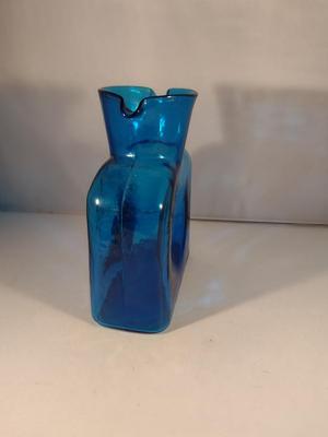 Art Glass Double Spout Pitcher- Possibly Blenko