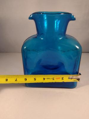 Art Glass Double Spout Pitcher- Possibly Blenko