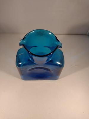 Art Glass Double Spout Pitcher- Possibly Blenko