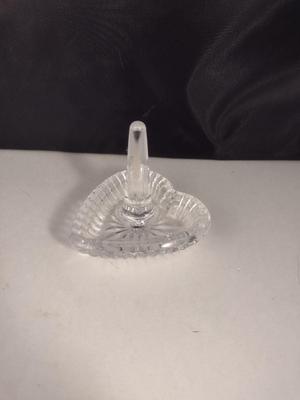 Waterford Crystal Heart Shaped Ring Holder