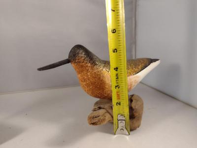 Pair of Wooden Bird Carvings