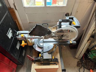 10" COMPOUND SLIDE MITER SAW WITH WORK VBENCH