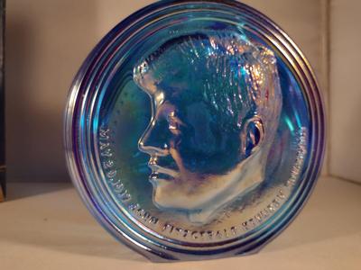 Vintage Nuline Commemorative Glass JFK Bottle/Decanter- First Edition with Box