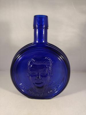 Vintage Nuline Commemorative Glass Ronald Reagan Bottle/Decanter
