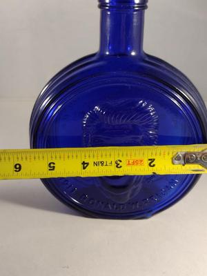 Vintage Nuline Commemorative Glass Ronald Reagan Bottle/Decanter