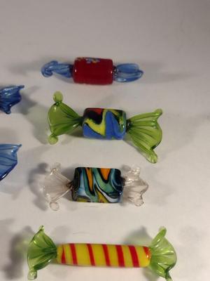 Collection of Art Glass 'Candies'- 11 Pieces