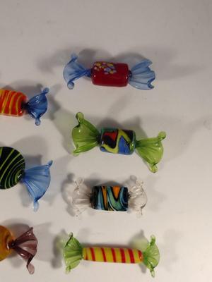 Collection of Art Glass 'Candies'- 11 Pieces