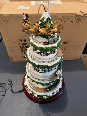 Thomas Kinkade Wonderland Express Christmas Tree - Not Lighting Up