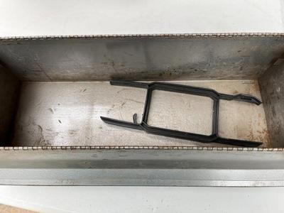 Grey Metal Tool Box with Tray of Misc.