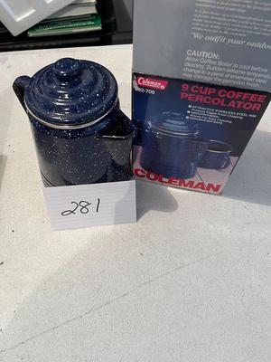 Coleman 9 Cup Coffee Perculator