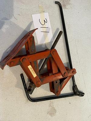 Hein-Werner Standing Auto Scissors Jack 5" - 13" Lifting Range 2500K Capacity