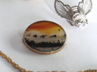 Costume Jewelry Lot, Lewis Segal of Cal Earrings, Monet Bee Brooch