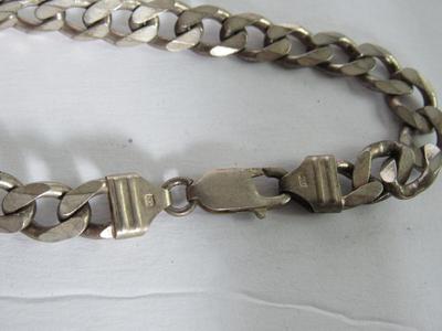 Sterling Silver 925 Italy KC Chunky Bracelet, Miller High Life Key Ring