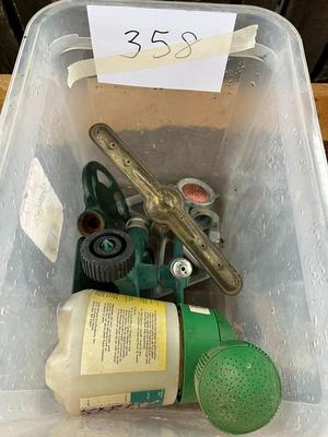 Five (5) Sprinkler Heads And One (1) Sprayer