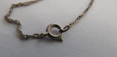 2 Old Sterling Silver Necklaces