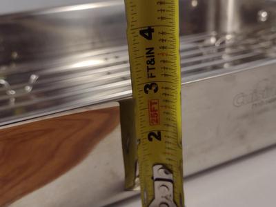 Cuisinart Stainless Steel Roasting/Lasagna Pan with Rack- Approx 10" x 14 1/2" x 2 3/4" Tall