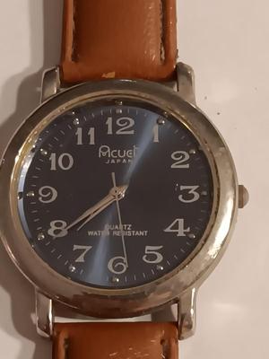 Acuet Japan wristwatch with genuine leather band