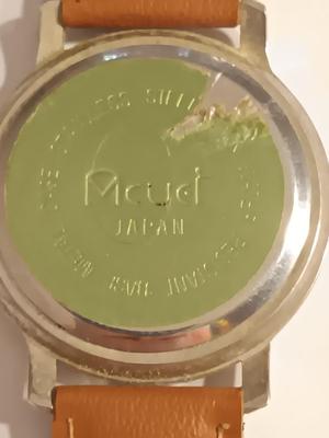 Acuet Japan wristwatch with genuine leather band