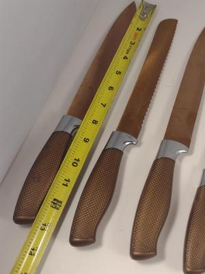 Collection of Cutlery- Multiple Makers: Gold Coast, Emeril Lagasse, Ekco, Sabatiere INOX