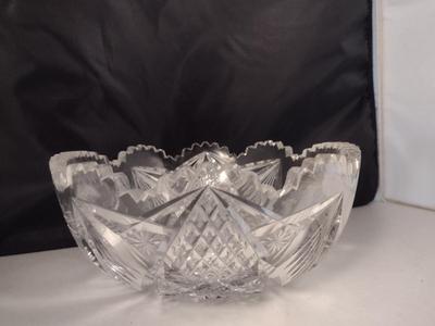 Three Cut Glass Bowls