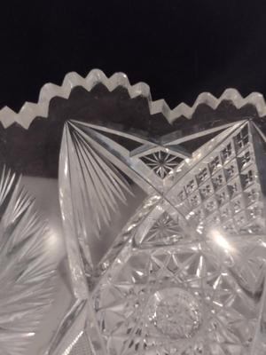 Three Cut Glass Bowls