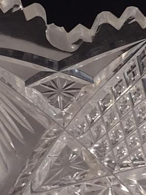 Three Cut Glass Bowls