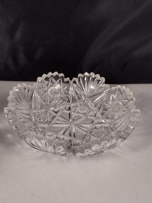 Three Cut Glass Bowls