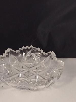 Three Cut Glass Bowls