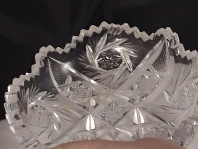 Three Cut Glass Bowls