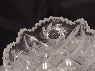 Three Cut Glass Bowls