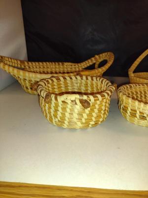 Collection of Sweetgrass Baskets