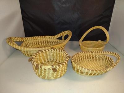 Collection of Sweetgrass Baskets