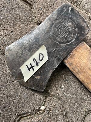 Single Wood Handle Axe