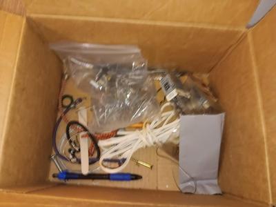 Master Mechanic box full of home hardware and House needs