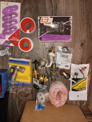 Master Mechanic box full of home hardware and House needs