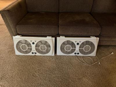2 WINDOW FANS