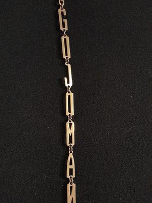 10K Gold plated watch chain "GOJOMAN"