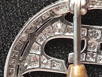 Antique Brooch with "EB" Initials