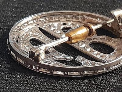 Antique Brooch with "EB" Initials