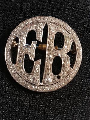 Antique Brooch with "EB" Initials