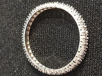 Engagement band missing some stones